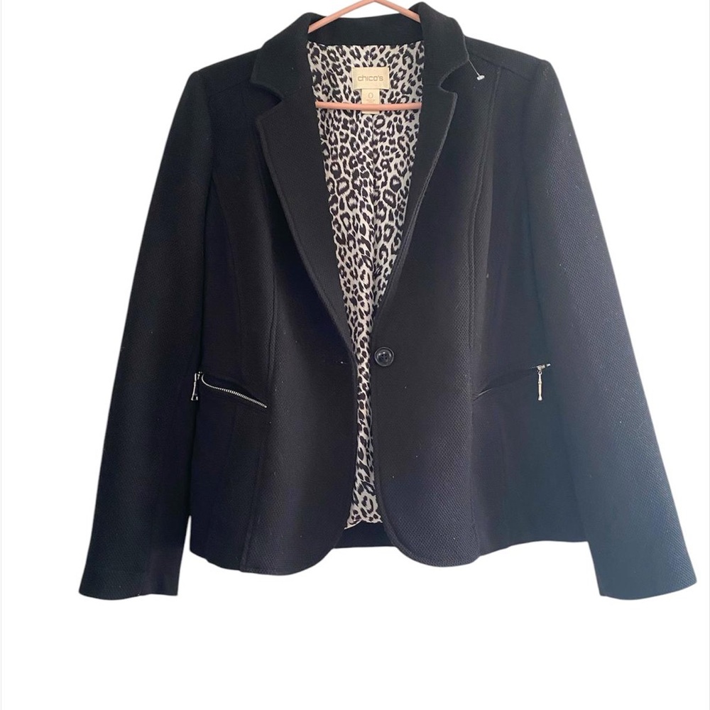Vince Camuto Black Blazer Tailored Fit Professional Style